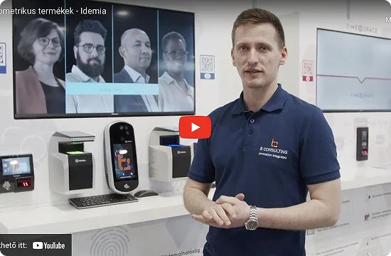 Videó az Idemia biometrikus termékekről a B Consulting bemutatójában