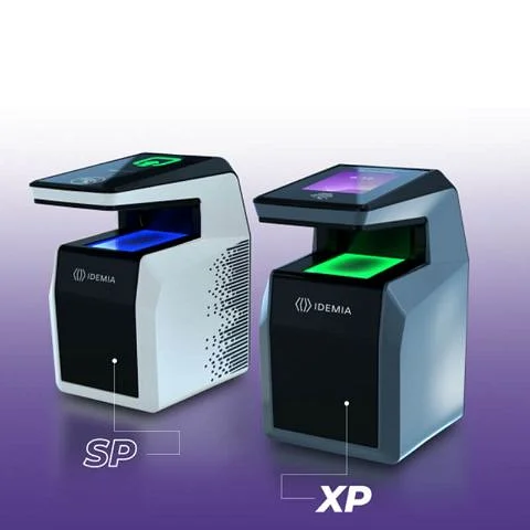 Idemia MorphoWave SP és XP érintés nélküli ujjlenyomat-olvasók